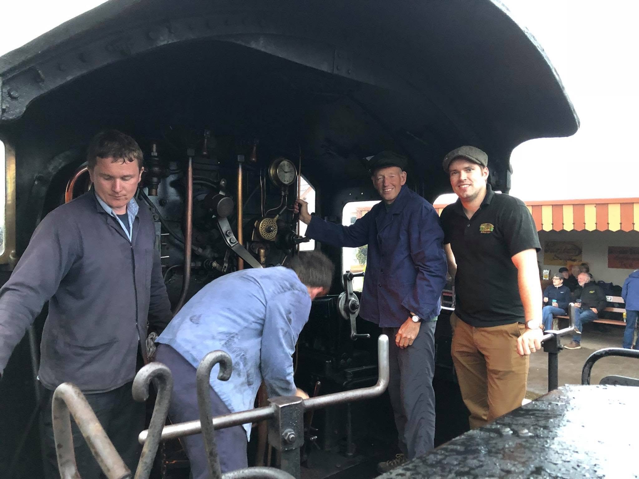 Foxcote volunteers at the controls