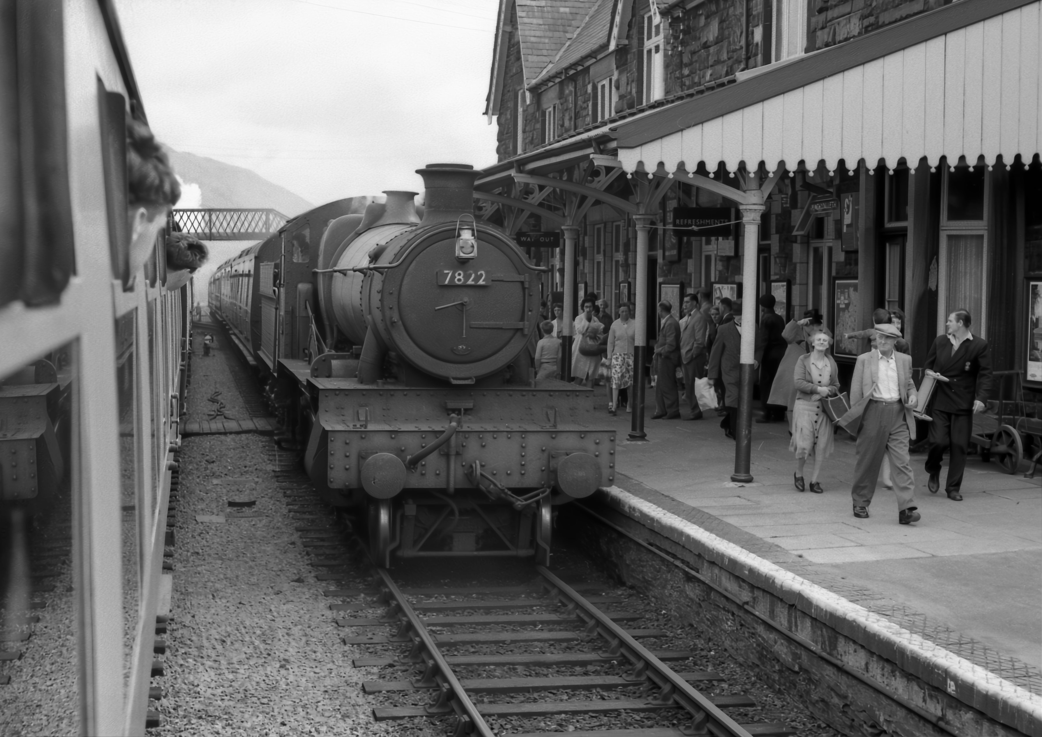 Foxcote Manor at Machynlleth on 12 August 1961