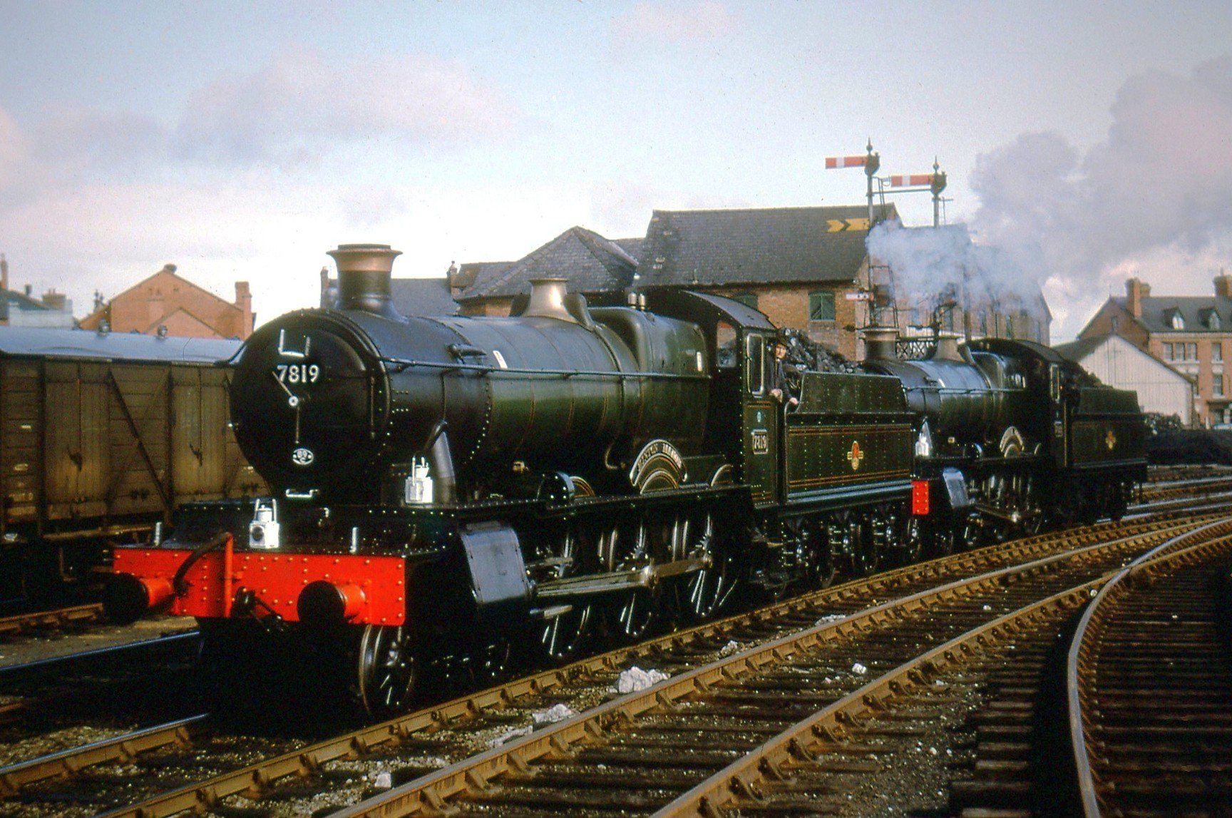 Manor Class locomotives prepared for Royal Train duty in August 1963
