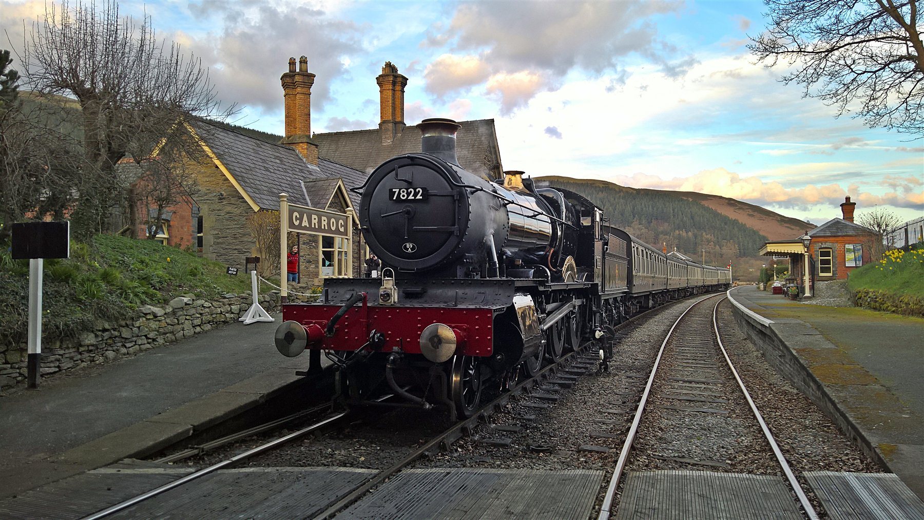 Foxcote Manor standing at Carrog during its preservation career
